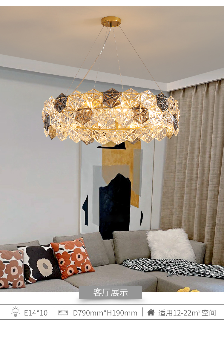 crystal chandelier modern chandelier modern lamp glass chandelier crystal lamp decorative lighting  7