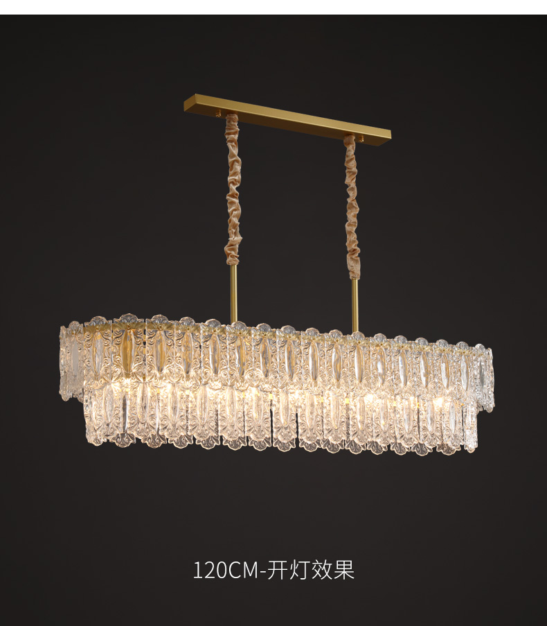 chandelier lighting Art glass long Chandelier crystal chandelier decoration light ceiling lamp 11