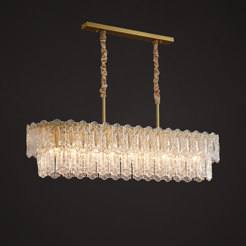 chandelier lighting Art glass long Chandelier crystal chandelier decoration light ceiling lamp