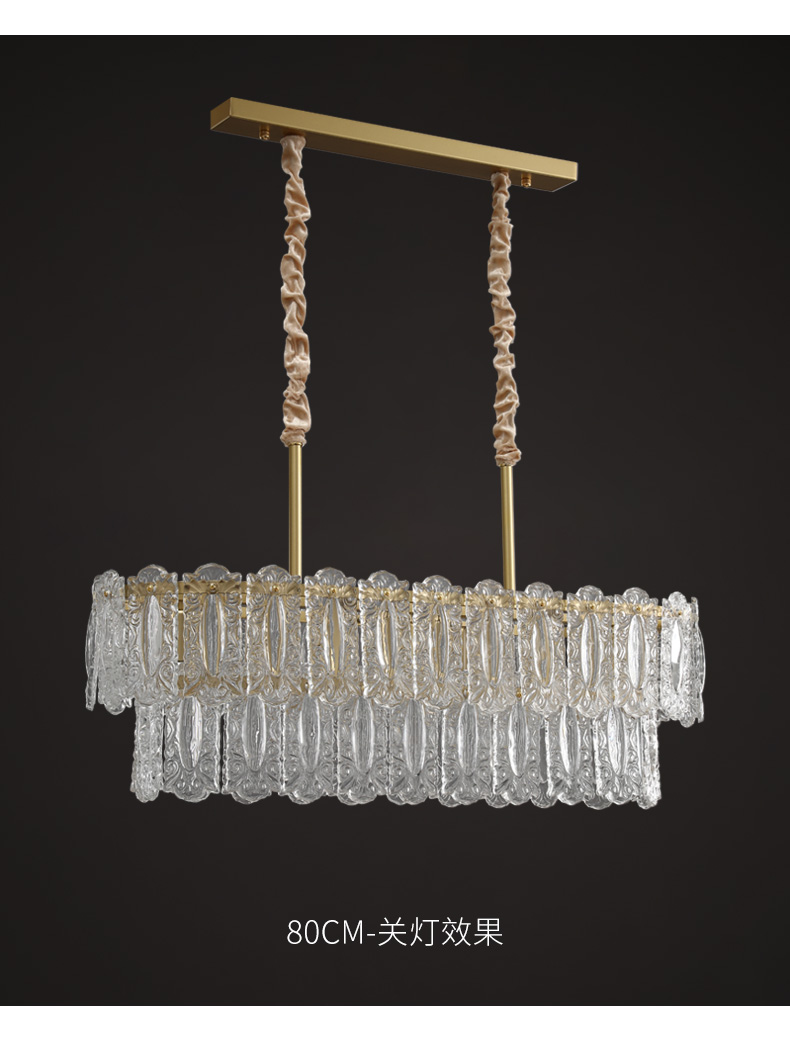 chandelier lighting Art glass long Chandelier crystal chandelier decoration light ceiling lamp 7