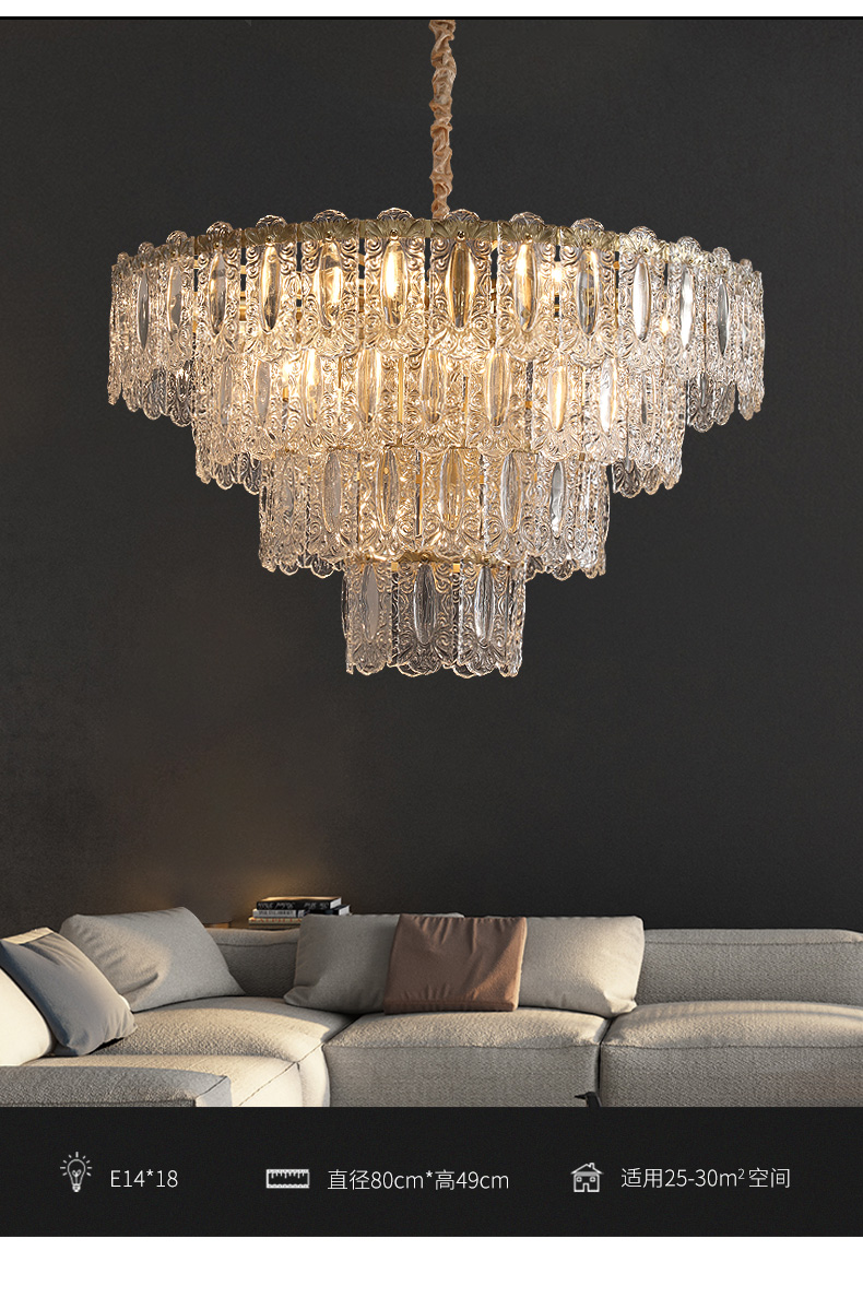 modern chandelier crystal light pendant lighting crystal chandelier rope lighting ceiling lamp pendant lamp  7