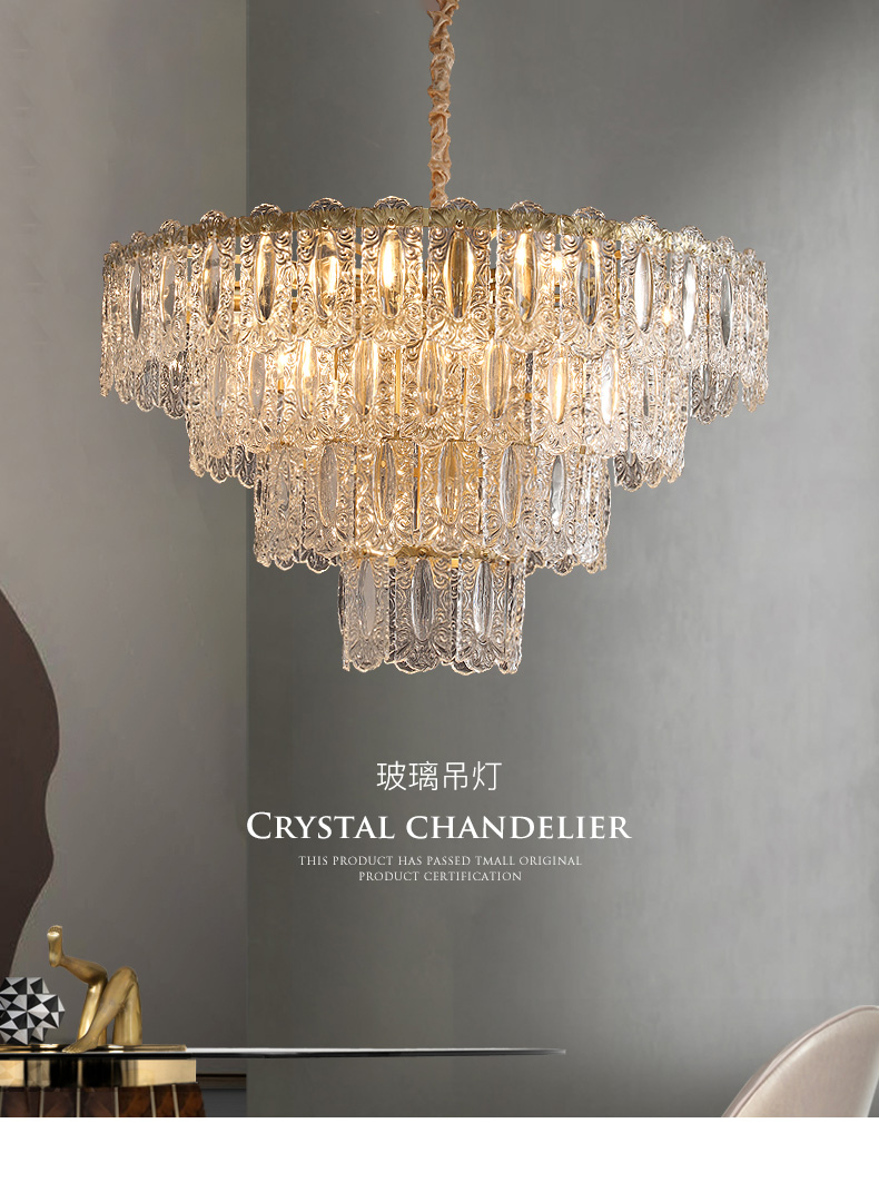 modern chandelier crystal light pendant lighting crystal chandelier rope lighting ceiling lamp pendant lamp  9