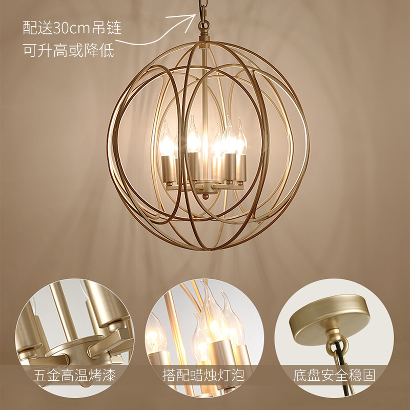 rope lighting pendant light decorative lighting Retro lamp vintage chandelier