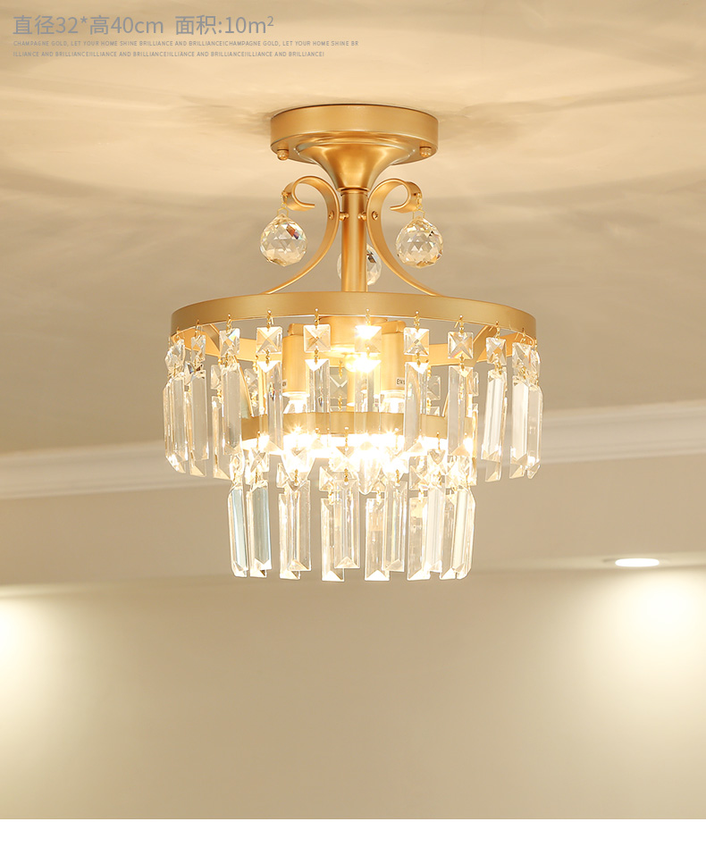 crystal lamp ceiling lamp decorative lighting modern crystal chandelier  7