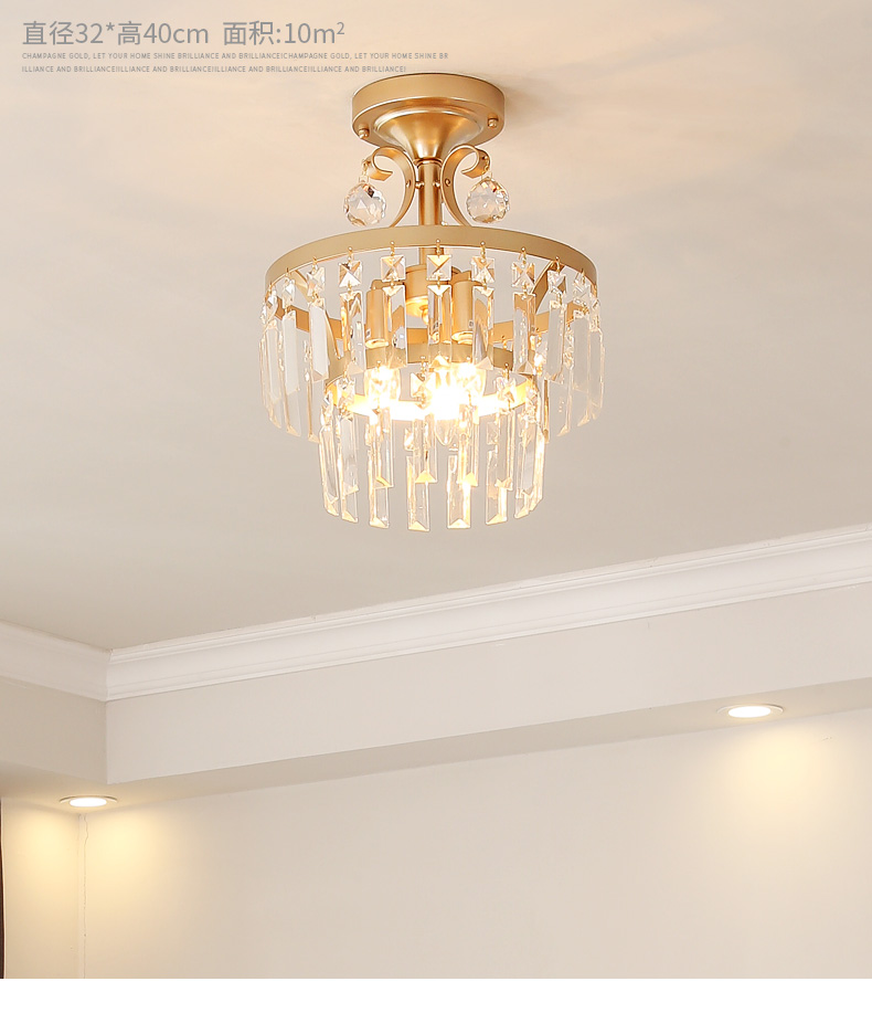 crystal lamp ceiling lamp decorative lighting modern crystal chandelier  8