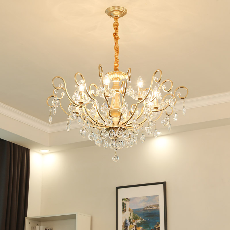 crystal chandelier pendant lamp crystal chandelier light luxury chandelier lighting