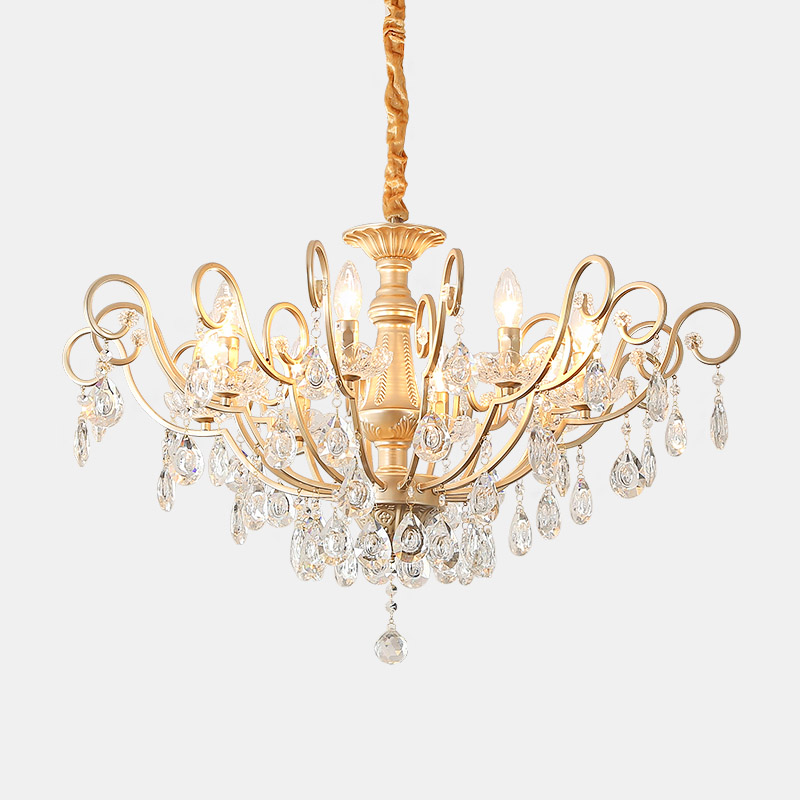 crystal chandelier pendant lamp crystal chandelier light luxury chandelier lighting