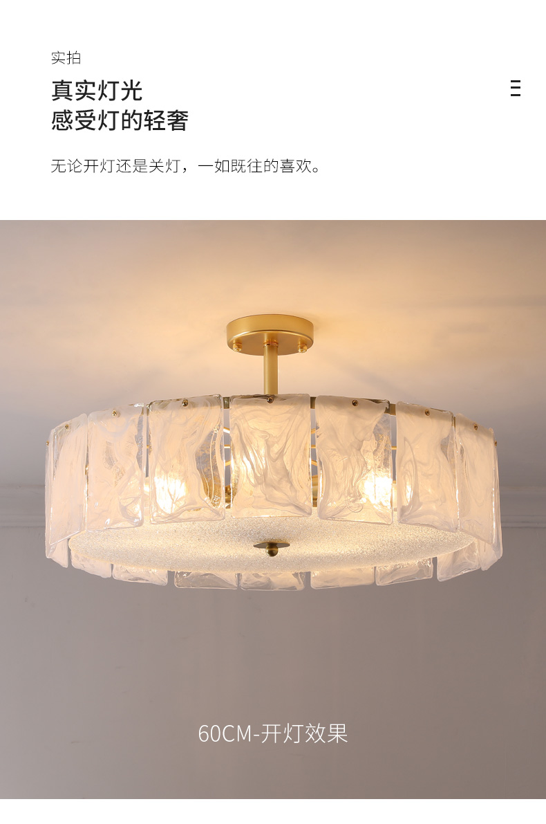 Modern chandelier rope lighting pendant light glass chandelier crystal lamp  7