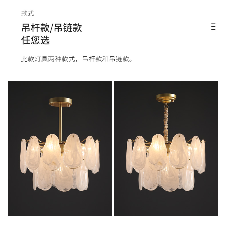 modern lighting rope lighting pendant lamp glass chandelier ceiling lamp  9