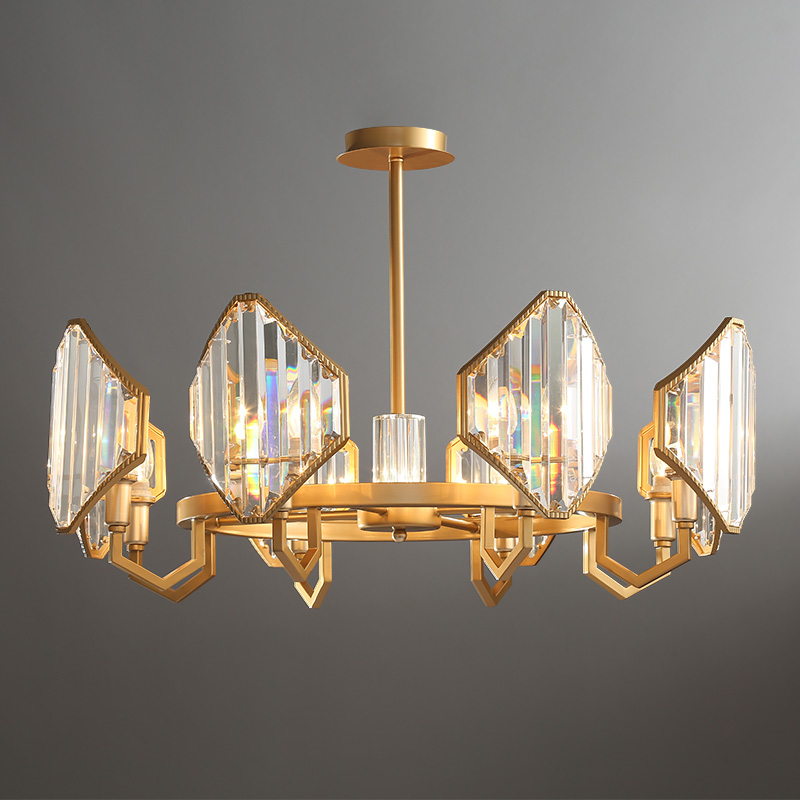 modern chandelier crystal lighting fixture gold chandeliers Luminaire manufacturer