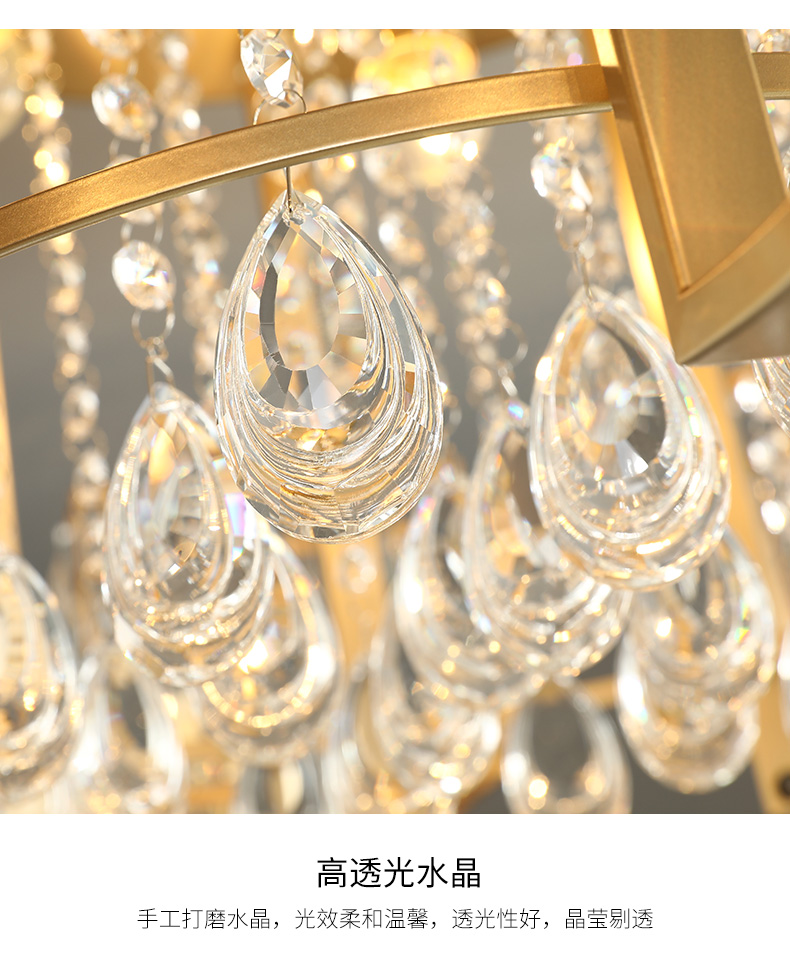 modern chandelier crystal light ceiling lamp crystal chandelier light  9