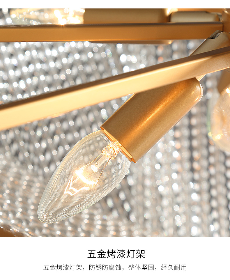 crystal chandelier lamp Lighting decoration manufacturer Indoor lighting  11