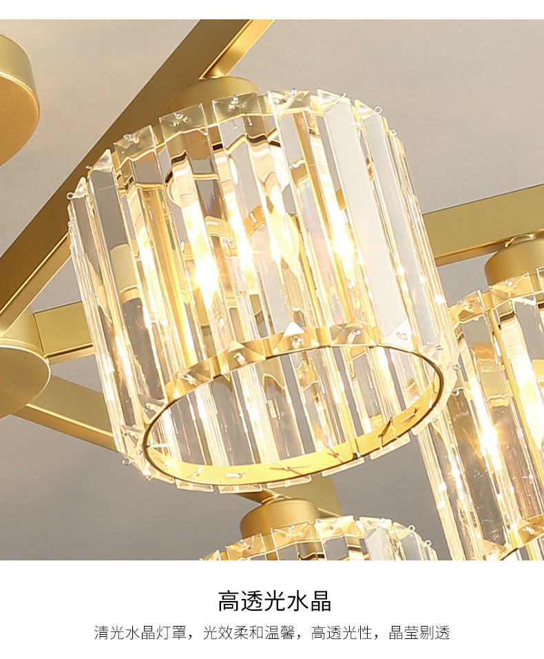 Droplight Lighting decoration modern chandelier crystal light pendant lamp  10