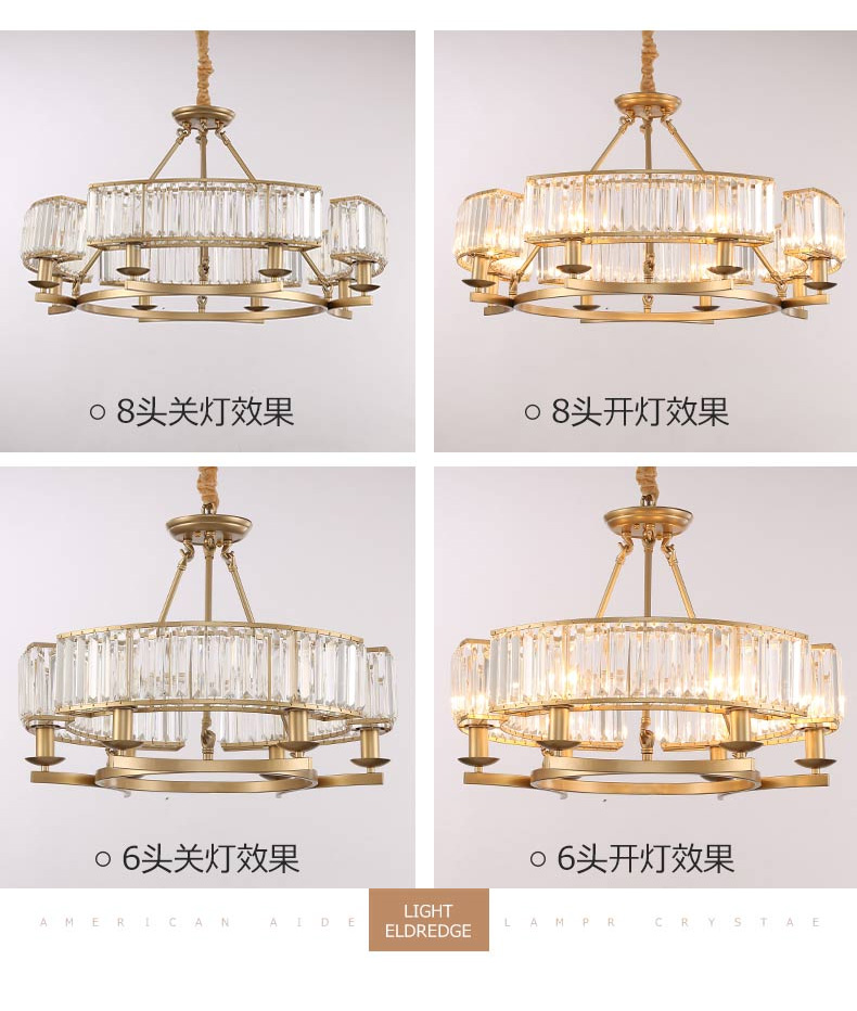 crystal chandelier modern lighting ceiling lamp decorative lighting crystal lamp  8