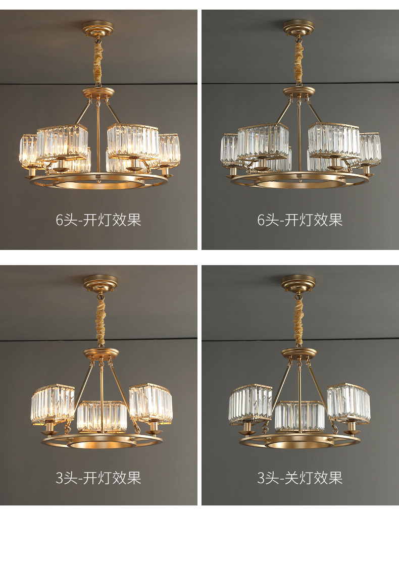 crystal chandelier ceiling lamp led decoration light crystal lamp rope lights  8