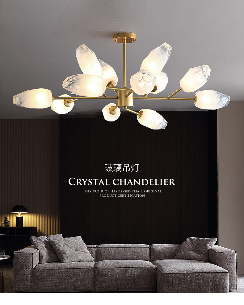 chandelier lighting chandelier light crystal hotel modern lighting ceiling lamp  8