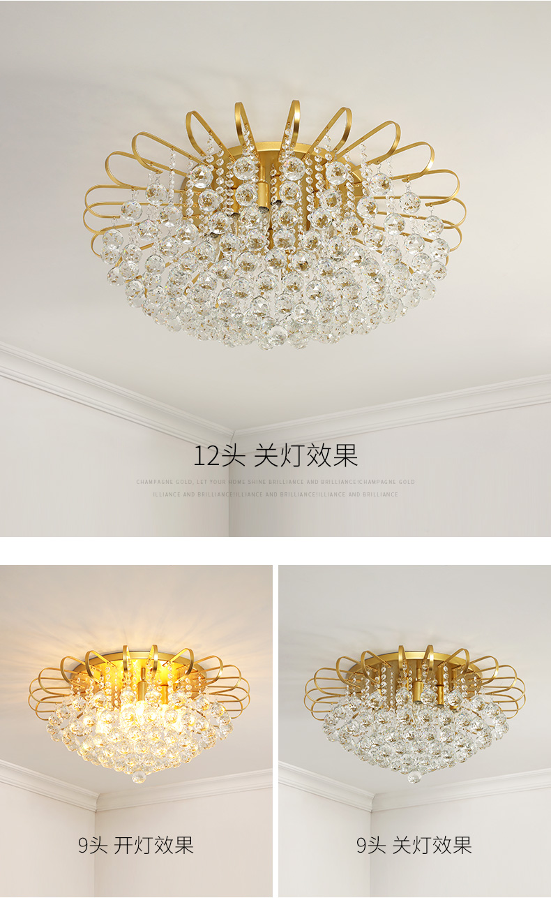 crystal chandelier modern lighting pendant lighting ceiling lamp  9