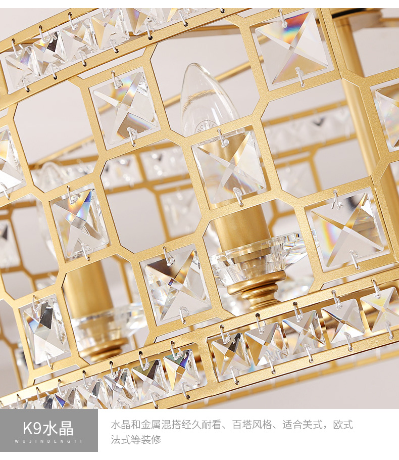 Crystal ceiling lamp lighting and illumination home lighting modern lightings