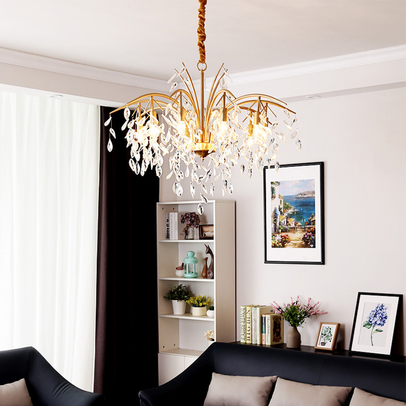 Indoor Lighting  Pendant Lighting Decoration Crystal Chandelier Lighting