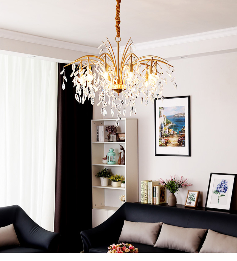 indoor lighting  pendant lighting decoration crystal chandelier lighting9