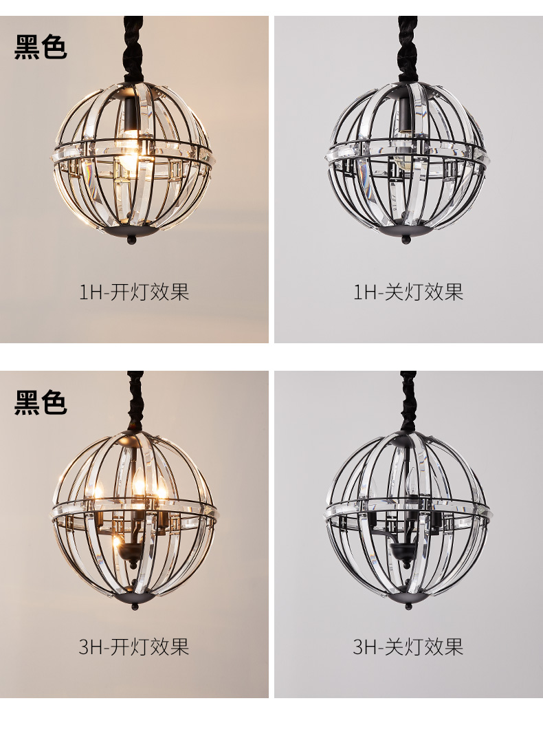 modern crystal chandelier  pendant lamp ceiling lamp home lighting  8