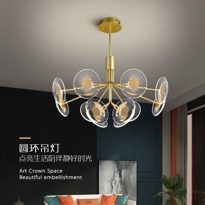 Home lighting ceiling lamp pendant lamp led chandelier rope lighting